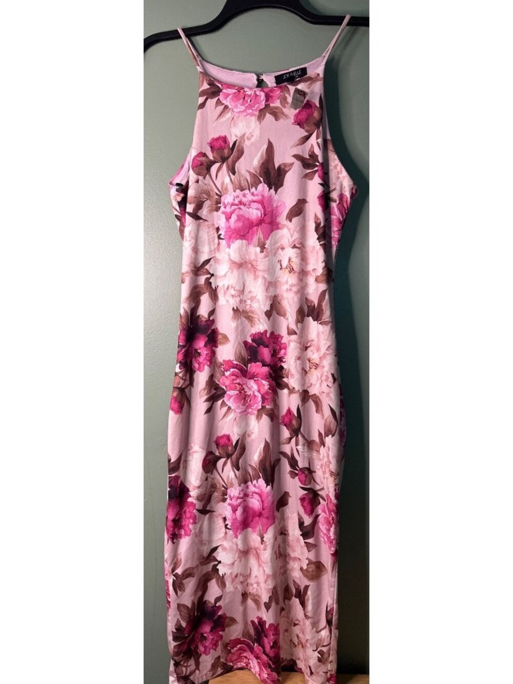 New Joe & Elle Womens M Floral Maxi Dress Pink Cottagecore Romantic Garden Party
